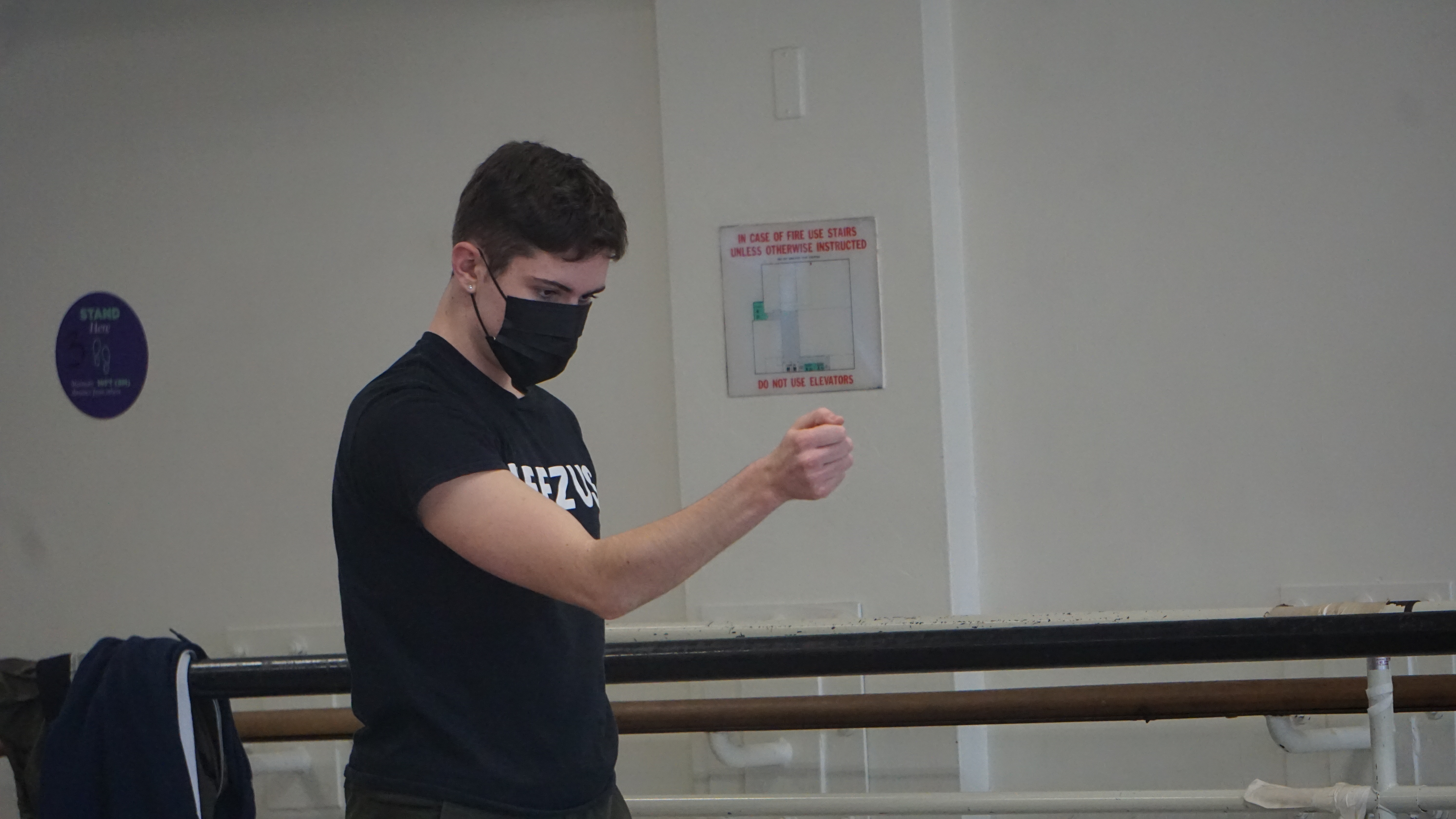 A picture of Jack Smith dancing